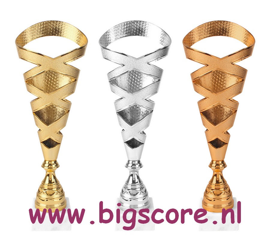 AK5725 Kunststofbeker Goud-Zilver-Brons